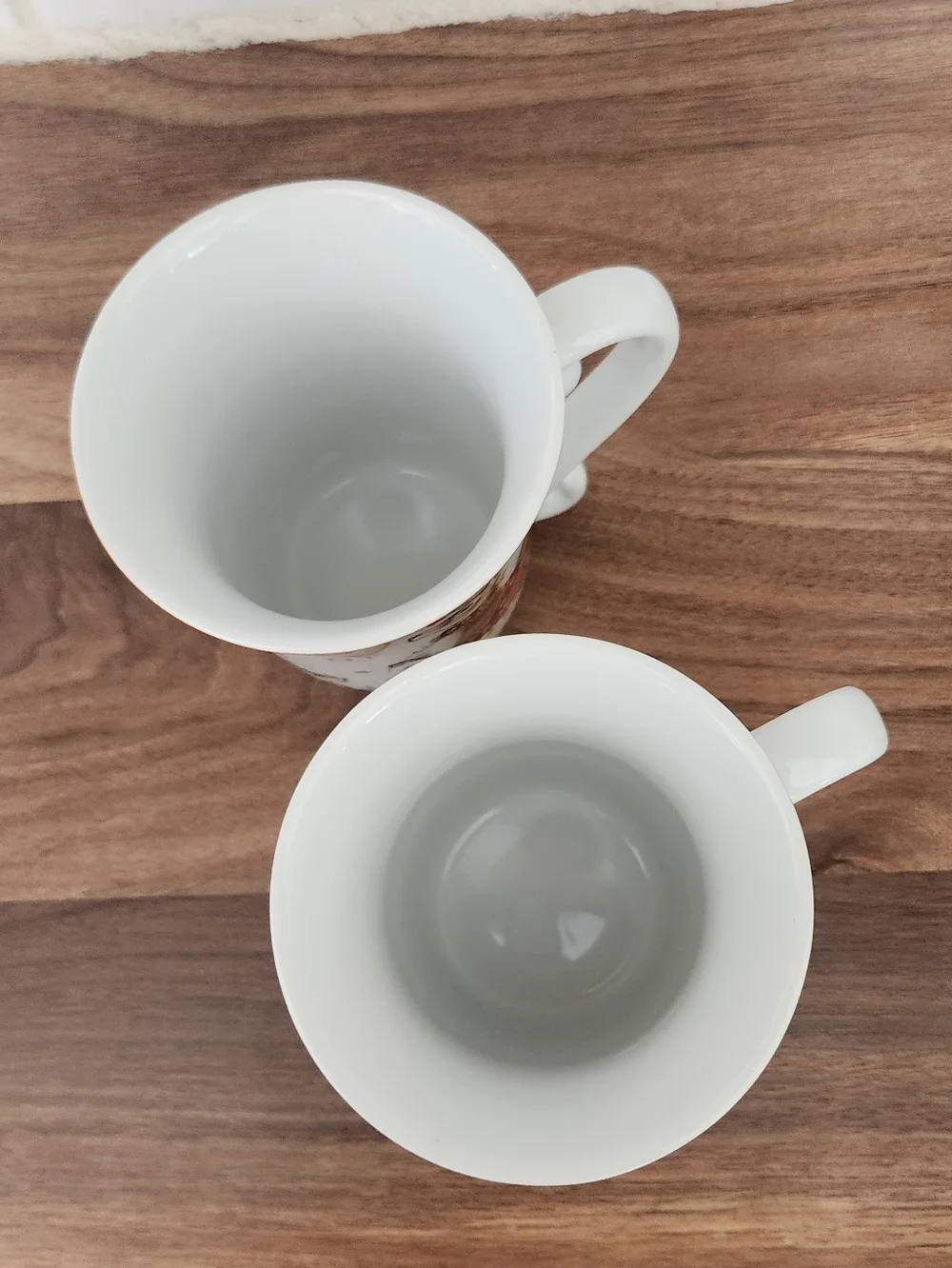 William Sonoma Twas The Nigt Before Chrisrmas Holiday Porcelain Mugs-Set Of 2